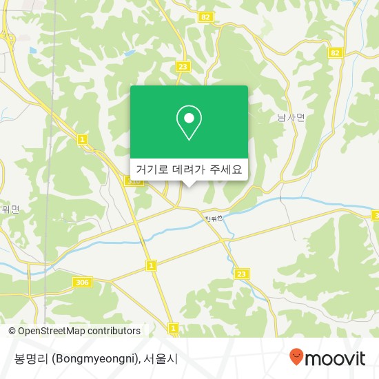 봉명리 (Bongmyeongni) 지도