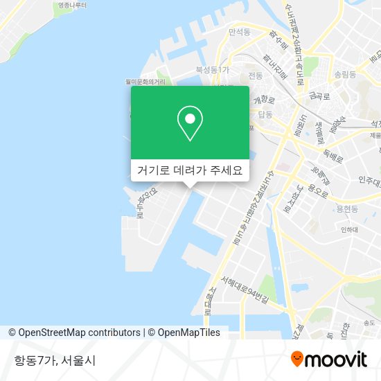 항동7가 지도