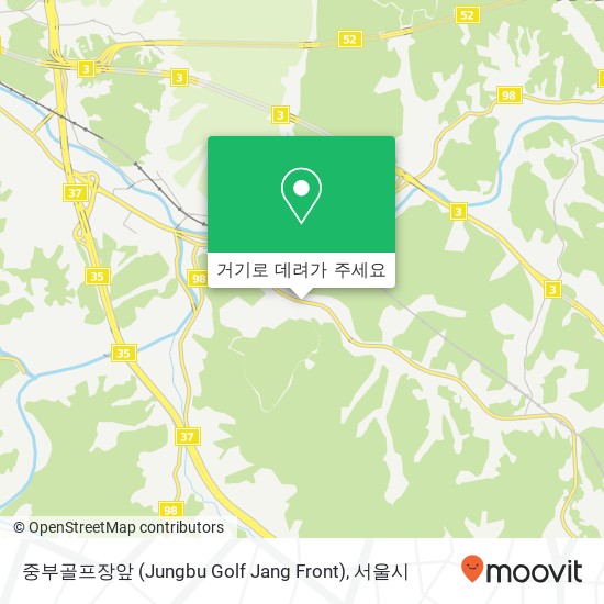 중부골프장앞 (Jungbu Golf Jang Front) 지도