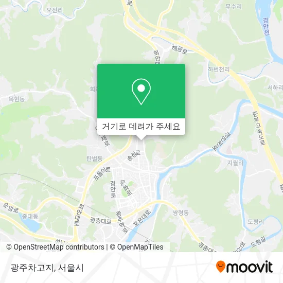 광주차고지 지도