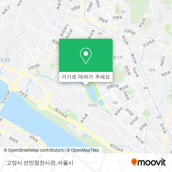 고양시 선인장전시관 지도