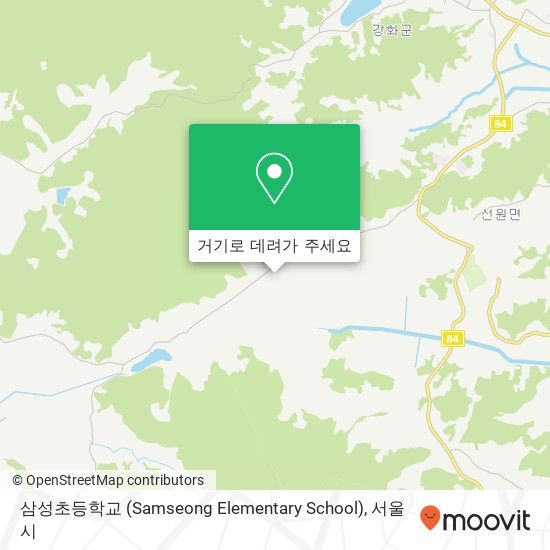 삼성초등학교 (Samseong Elementary School) 지도