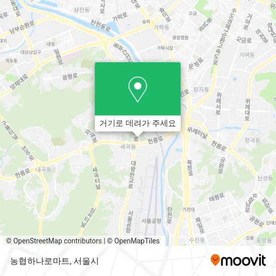 농협하나로마트 지도