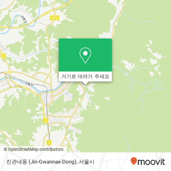 진관내동 (Jin-Gwannae-Dong) 지도