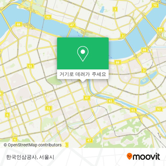 한국인삼공사 지도