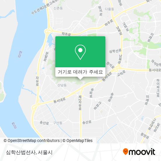 심학산법선사 지도