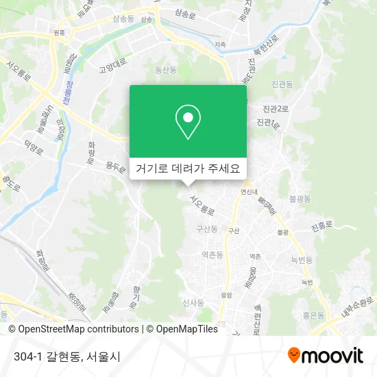 304-1 갈현동 지도