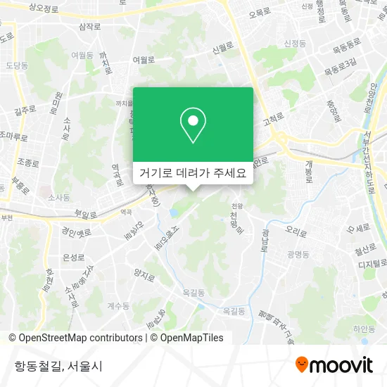 항동철길 지도
