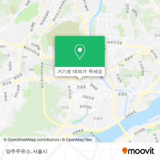 양주주유소 지도
