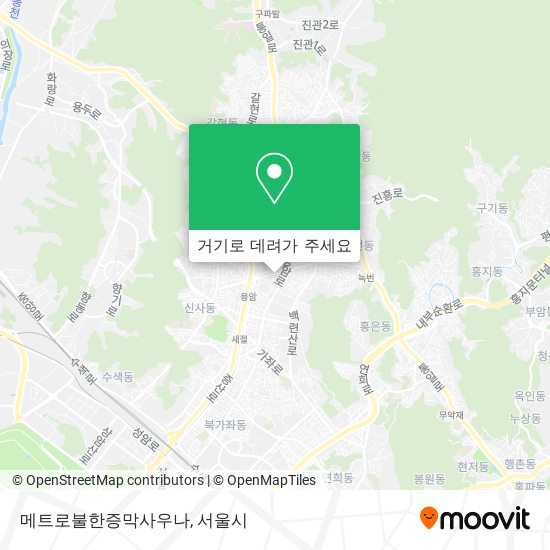 메트로불한증막사우나 지도