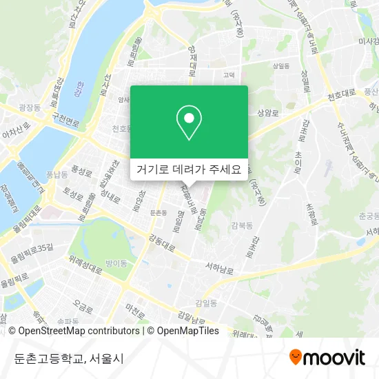 둔촌고등학교 지도