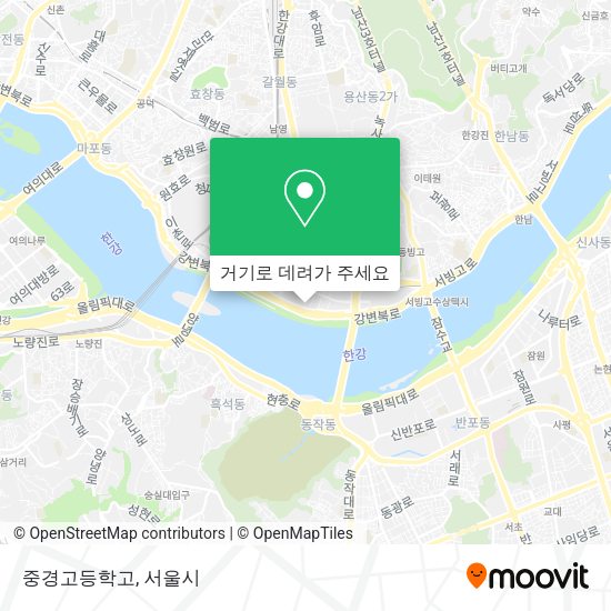 중경고등학고 지도