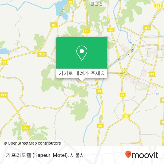 카프리모텔 (Kapeuri Motel) 지도
