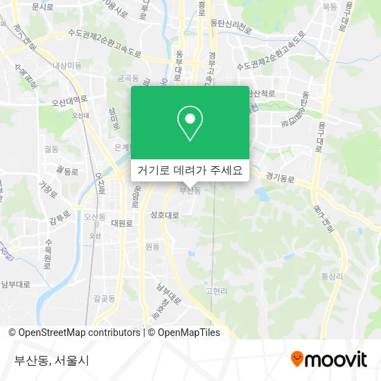 부산동 지도