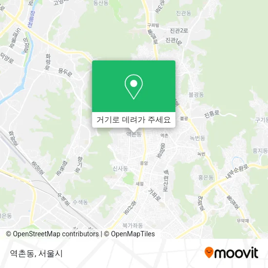 역촌동 지도