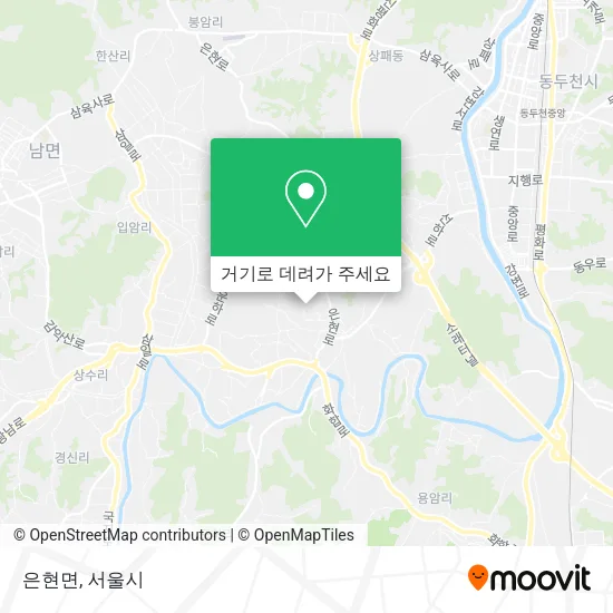 은현면 지도