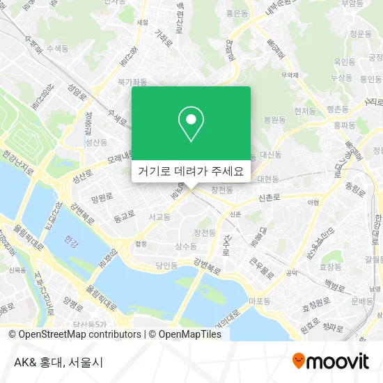 AK& 홍대 지도