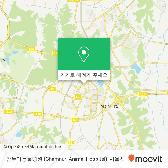 참누리동물병원 (Chamnuri Animal Hospital) 지도