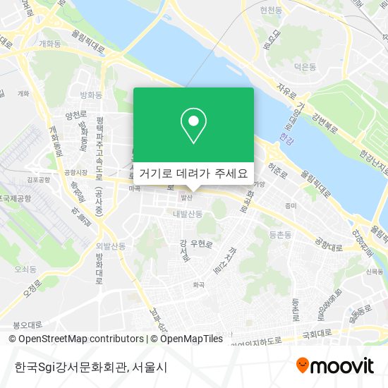 한국Sgi강서문화회관 지도