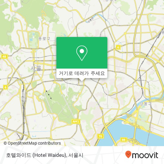 호텔와이드 (Hotel Waideu) 지도