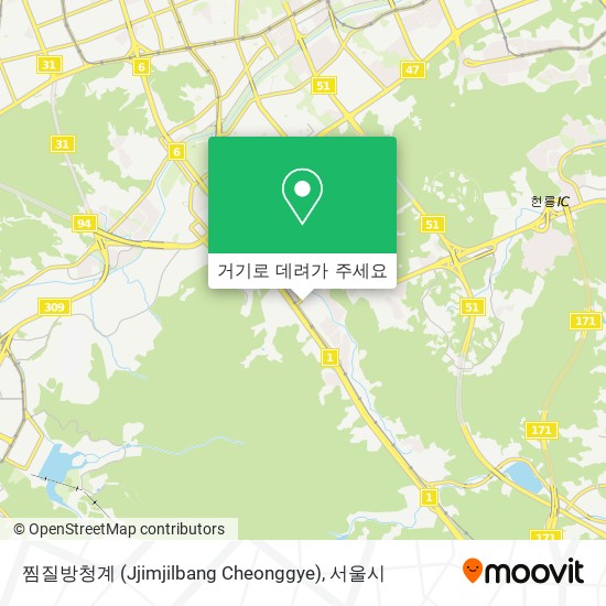 찜질방청계 (Jjimjilbang Cheonggye) 지도