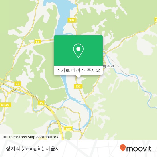 정지리 (Jeongjiri) 지도