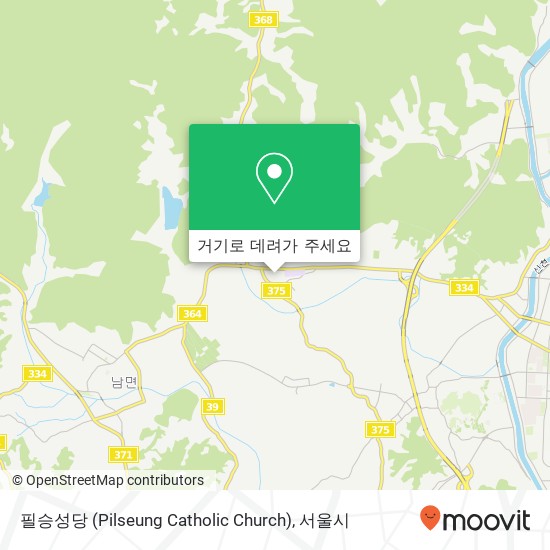 필승성당 (Pilseung Catholic Church) 지도