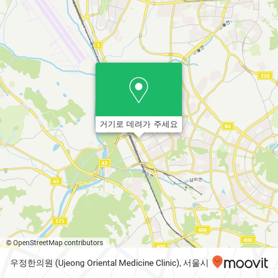 우정한의원 (Ujeong Oriental Medicine Clinic) 지도