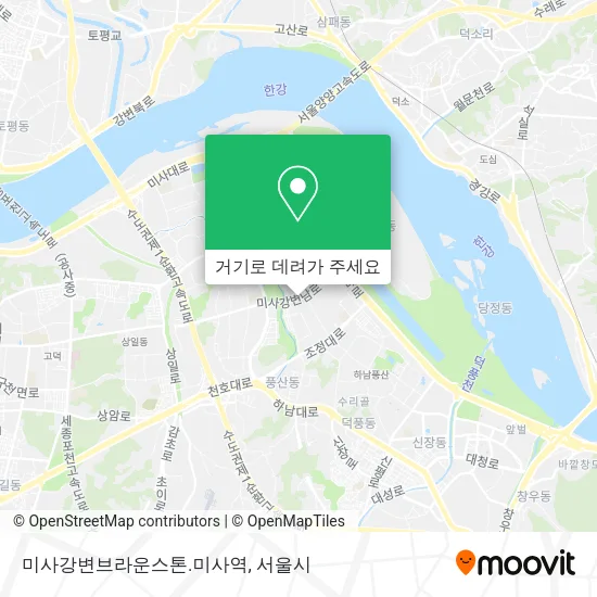미사강변브라운스톤.미사역 지도