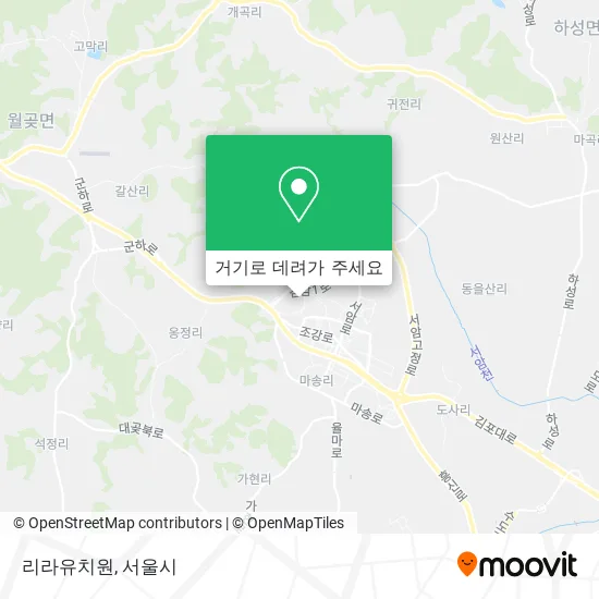 리라유치원 지도