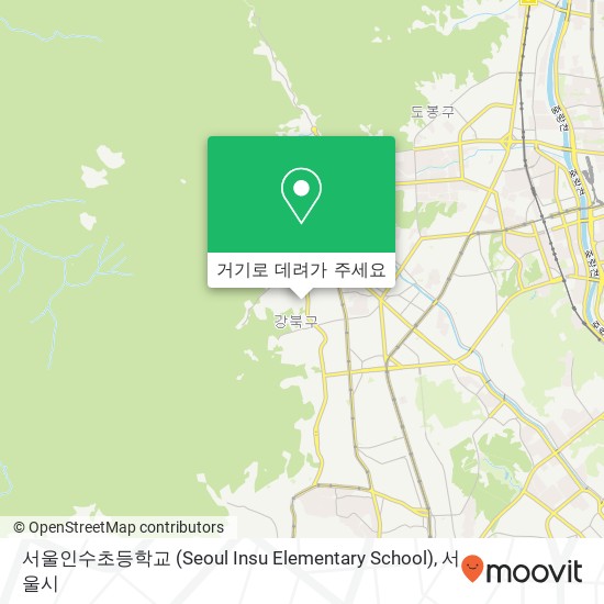 서울인수초등학교 (Seoul Insu Elementary School) 지도