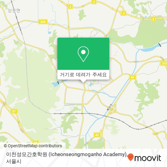 이천성모간호학원 (Icheonseongmoganho Academy) 지도