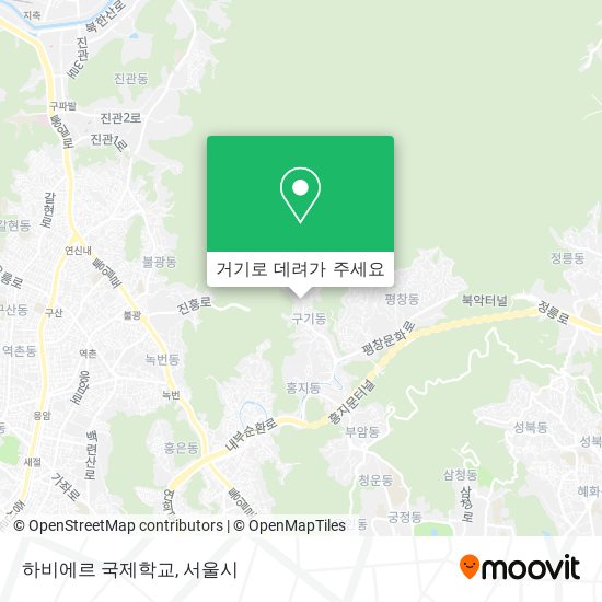 하비에르 국제학교 지도