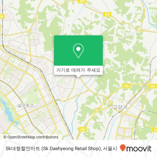 Sk대형할인마트 (Sk Daehyeong Retail Shop) 지도