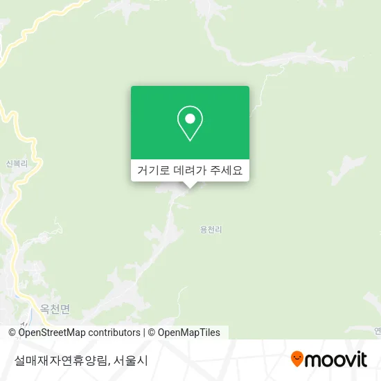 설매재자연휴양림 지도