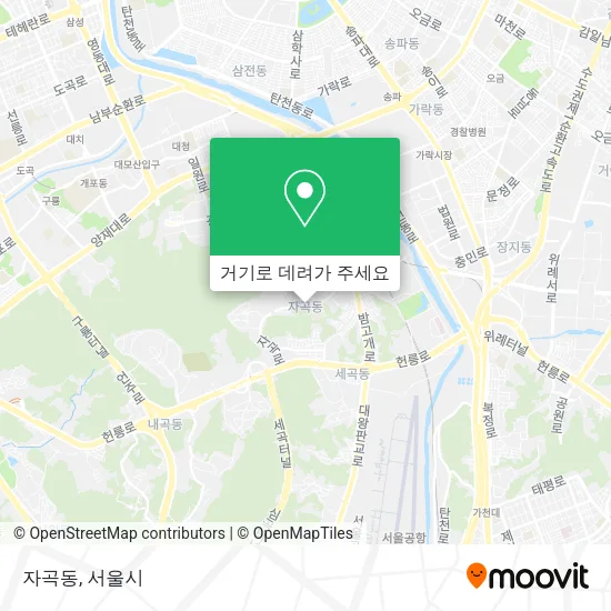 자곡동 지도