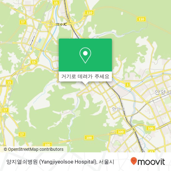양지열쇠병원 (Yangjiyeolsoe Hospital) 지도