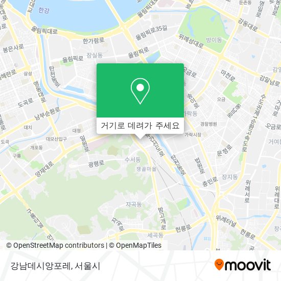 강남데시앙포레 지도