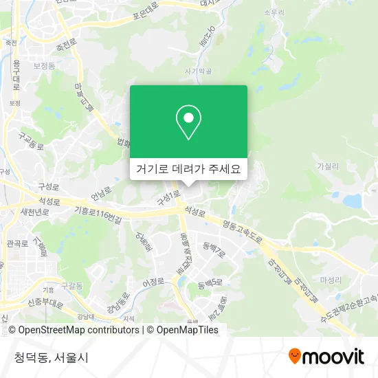 청덕동 지도