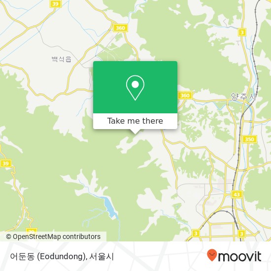 어둔동 (Eodundong) 지도