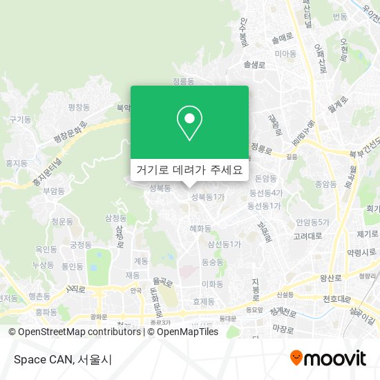 Space CAN 지도
