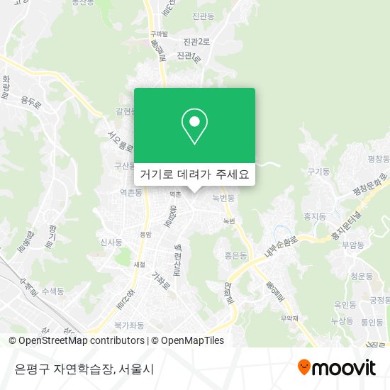 은평구 자연학습장 지도