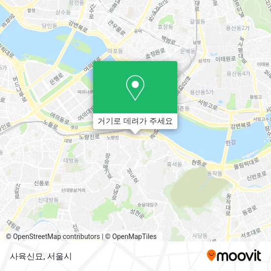 사육신묘 지도