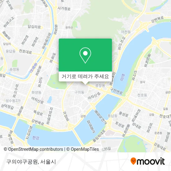 구의야구공원 지도