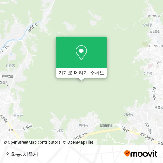 연화봉 지도