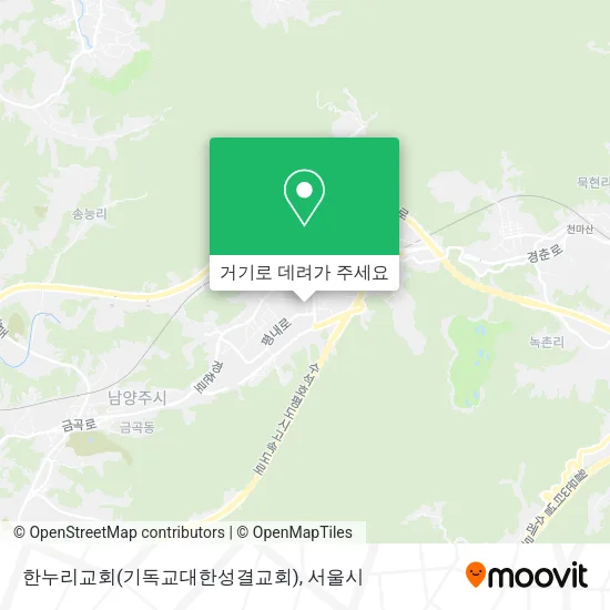 한누리교회(기독교대한성결교회) 지도