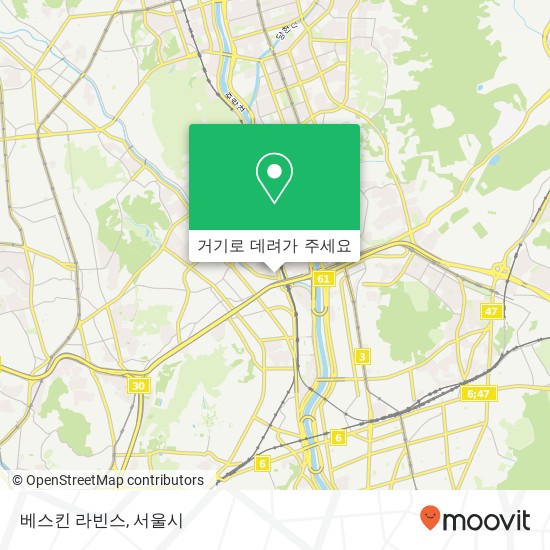 베스킨 라빈스 지도