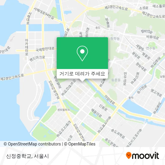 신정중학교 지도