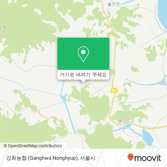 강화농협 (Ganghwa Nonghyup) 지도