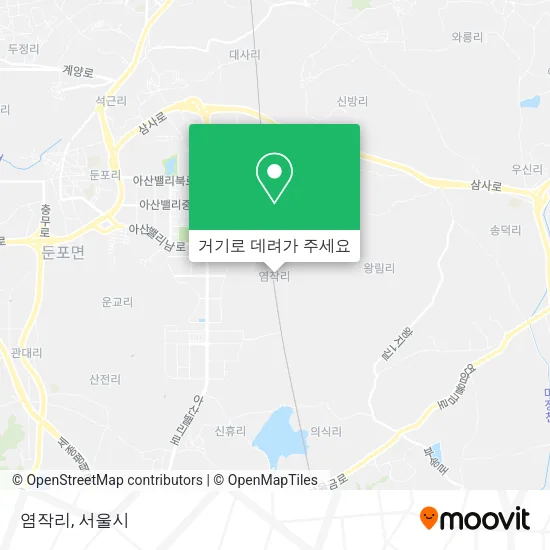염작리 지도